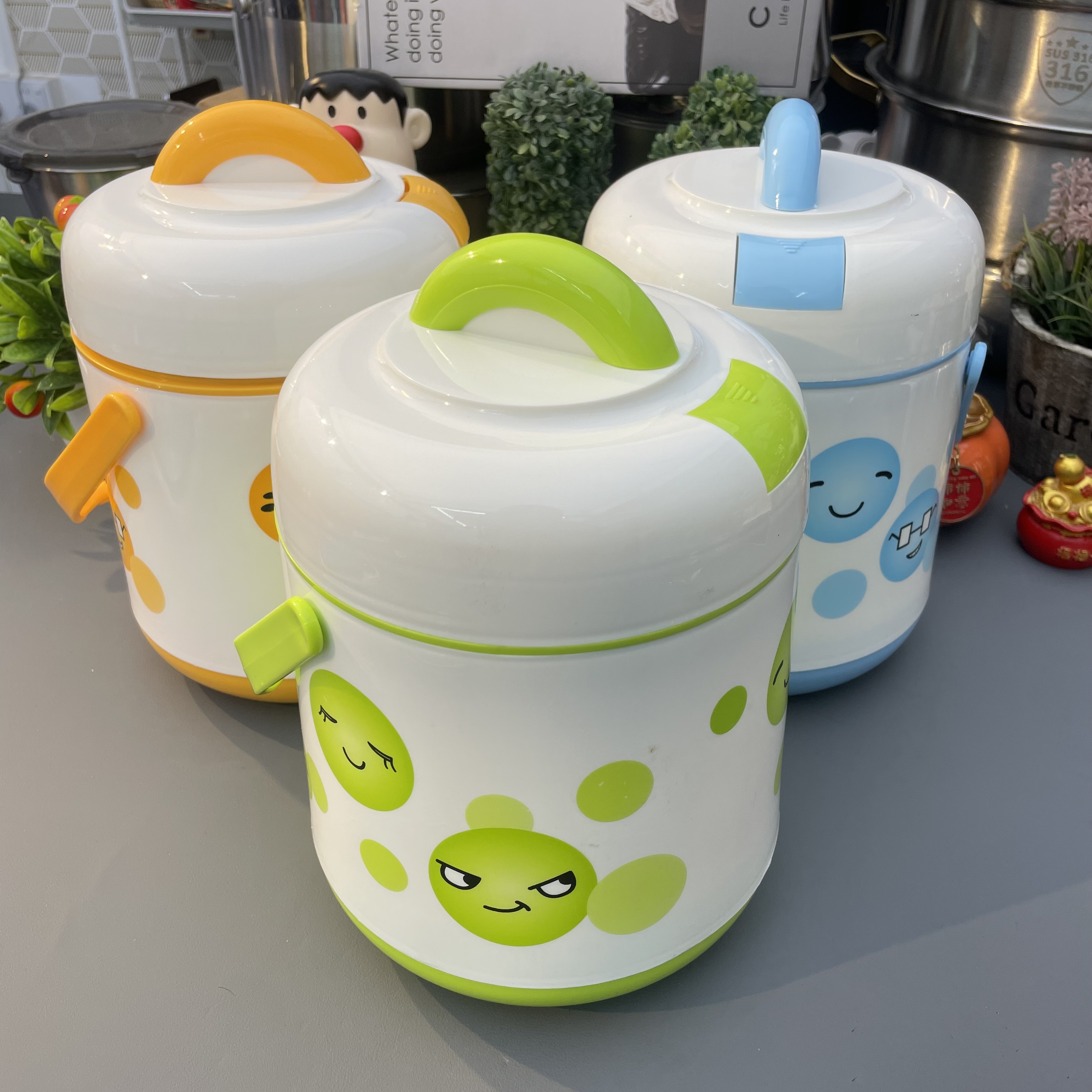 【随机色】1.9L超保温饭盒带把手大容量1个家用厨房必备【汤家限定】