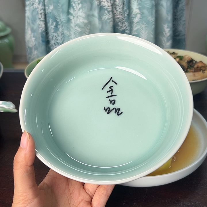 龙泉云间青瓷小米茶器