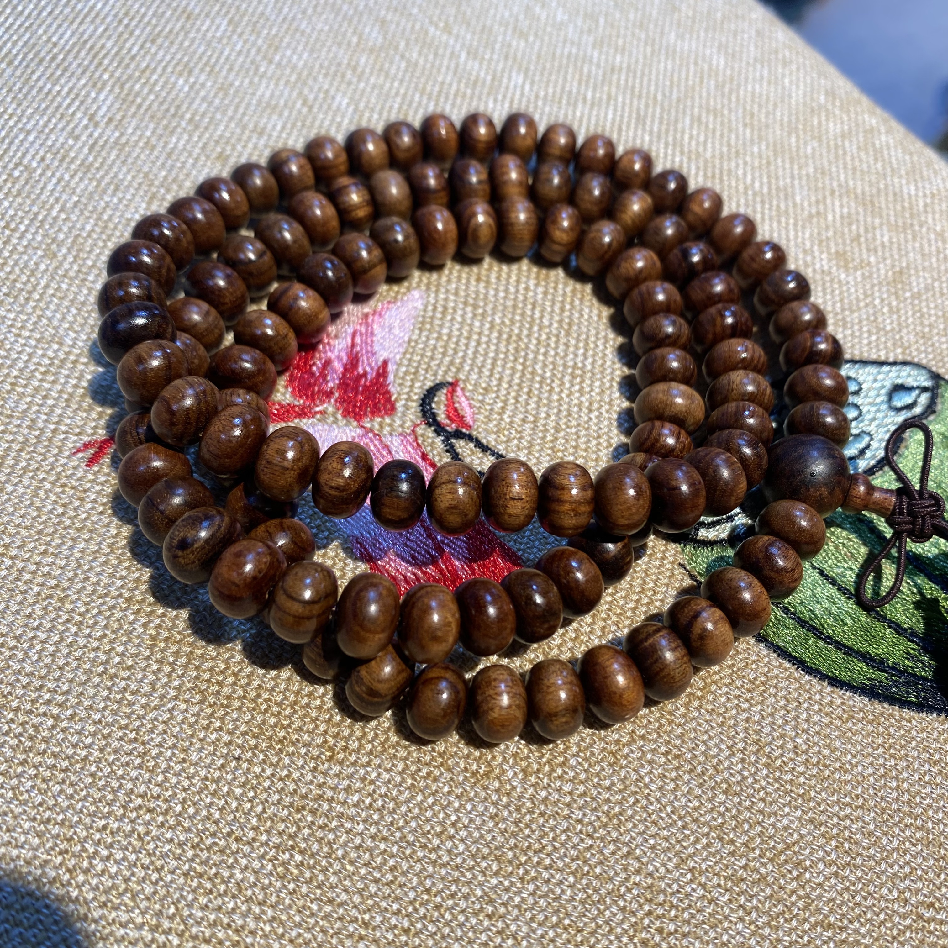 【福德轩】h0186花梨多圈长串（多样性发货）