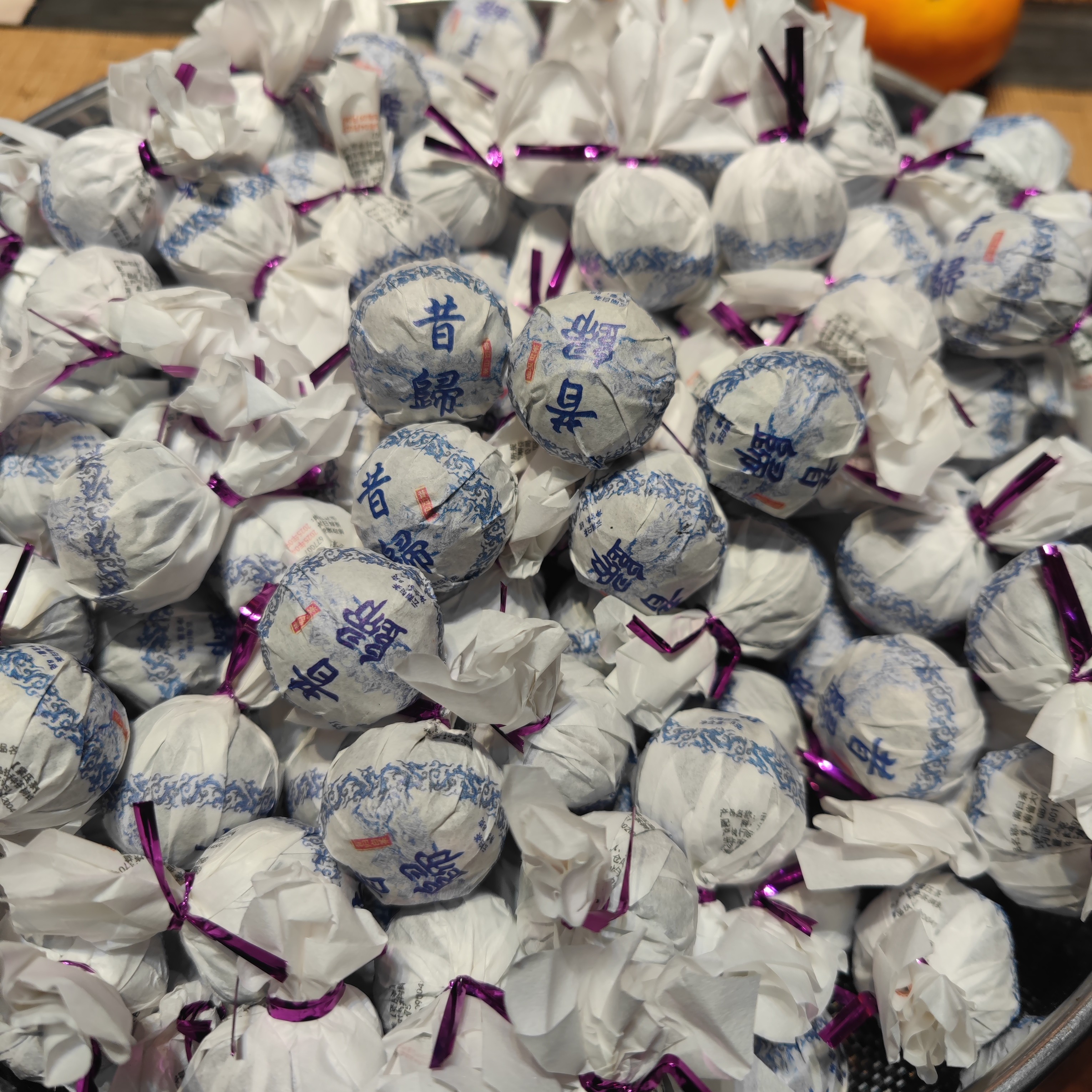 2025年昔归白茶古树龙珠 香高甘甜耐泡