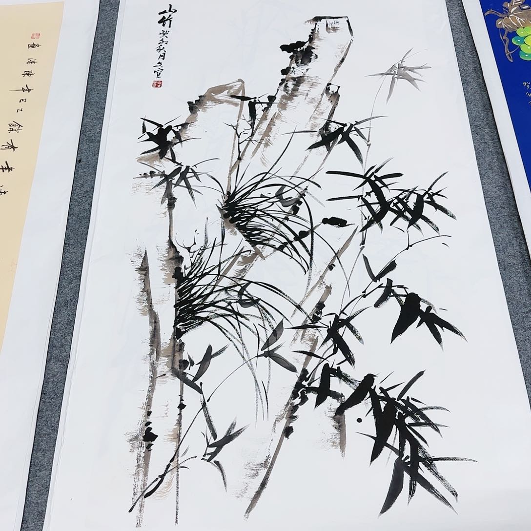 横款作品装饰效果非常