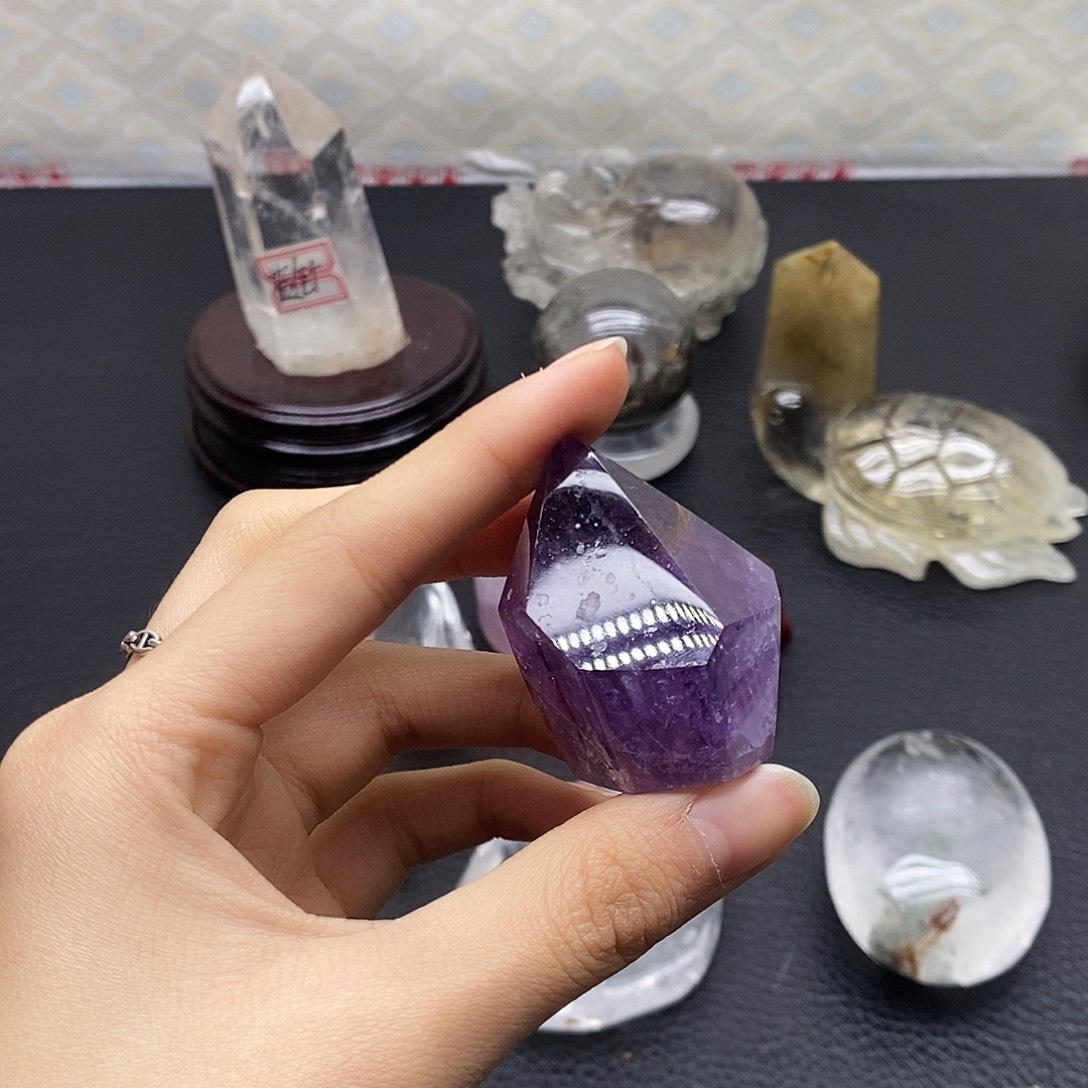 未镶嵌水晶珠宝半成品284水晶石
