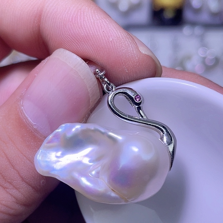 淡水珍珠合金颈饰61