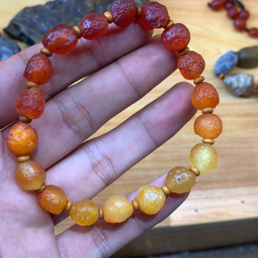 玛瑙/玉髓未镶嵌手链