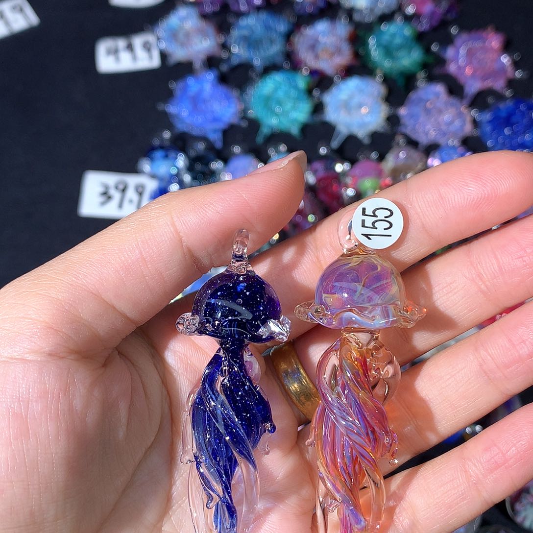 有机玻璃?***g155长水母项链