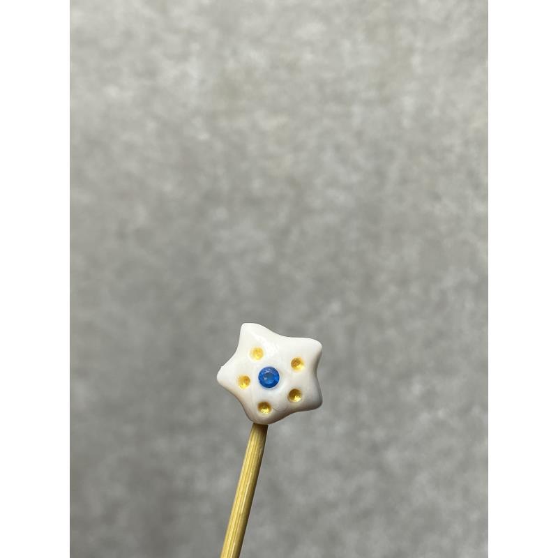 ps0041驼骨雕刻小星星配饰8*10