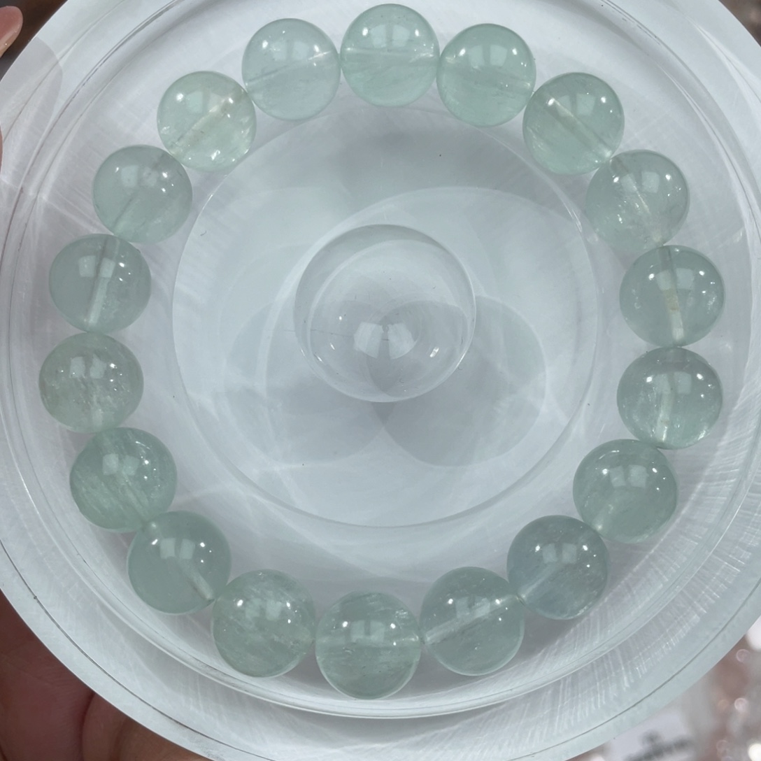 未镶嵌手串水晶016绿萤石11m