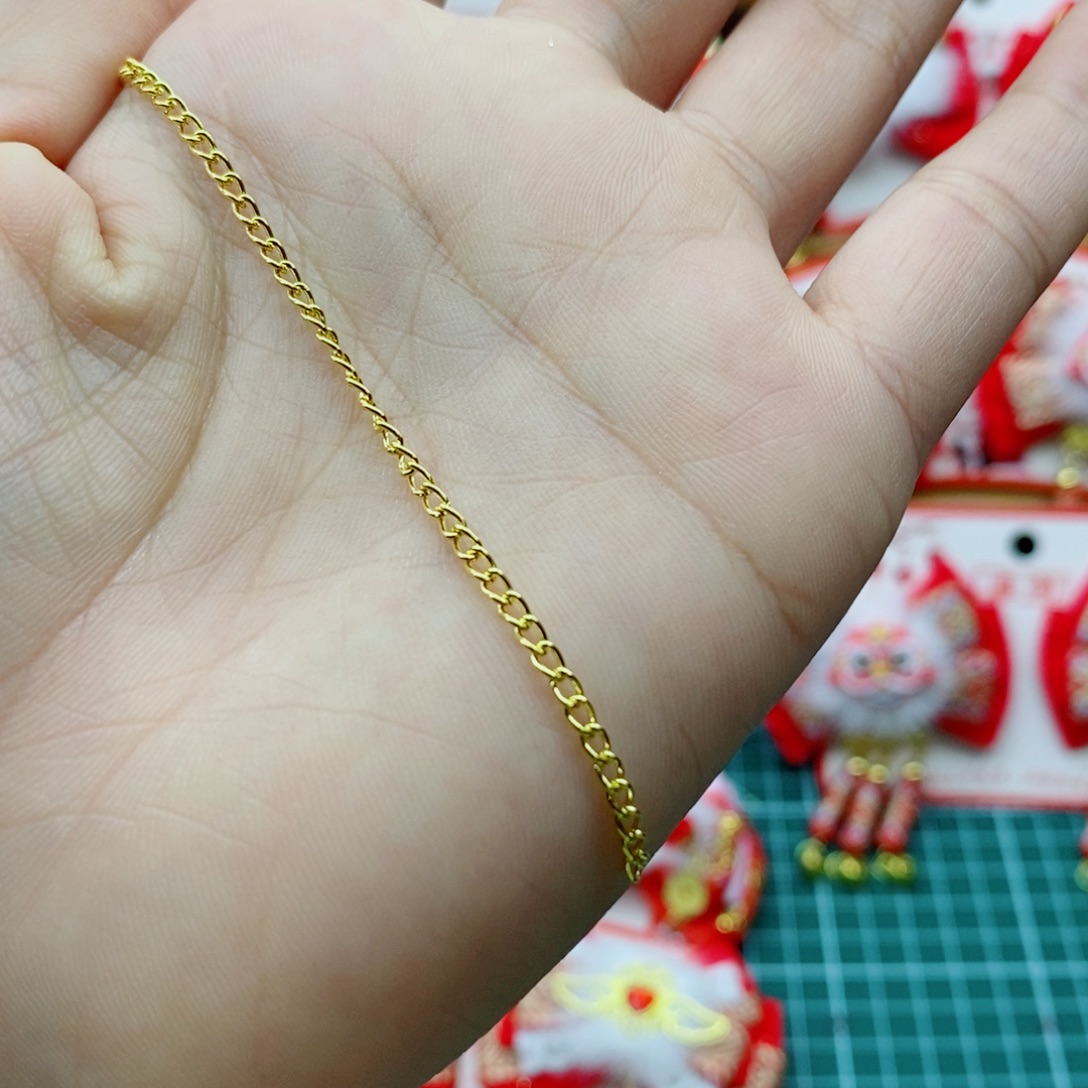 O字链条 金色10米散装