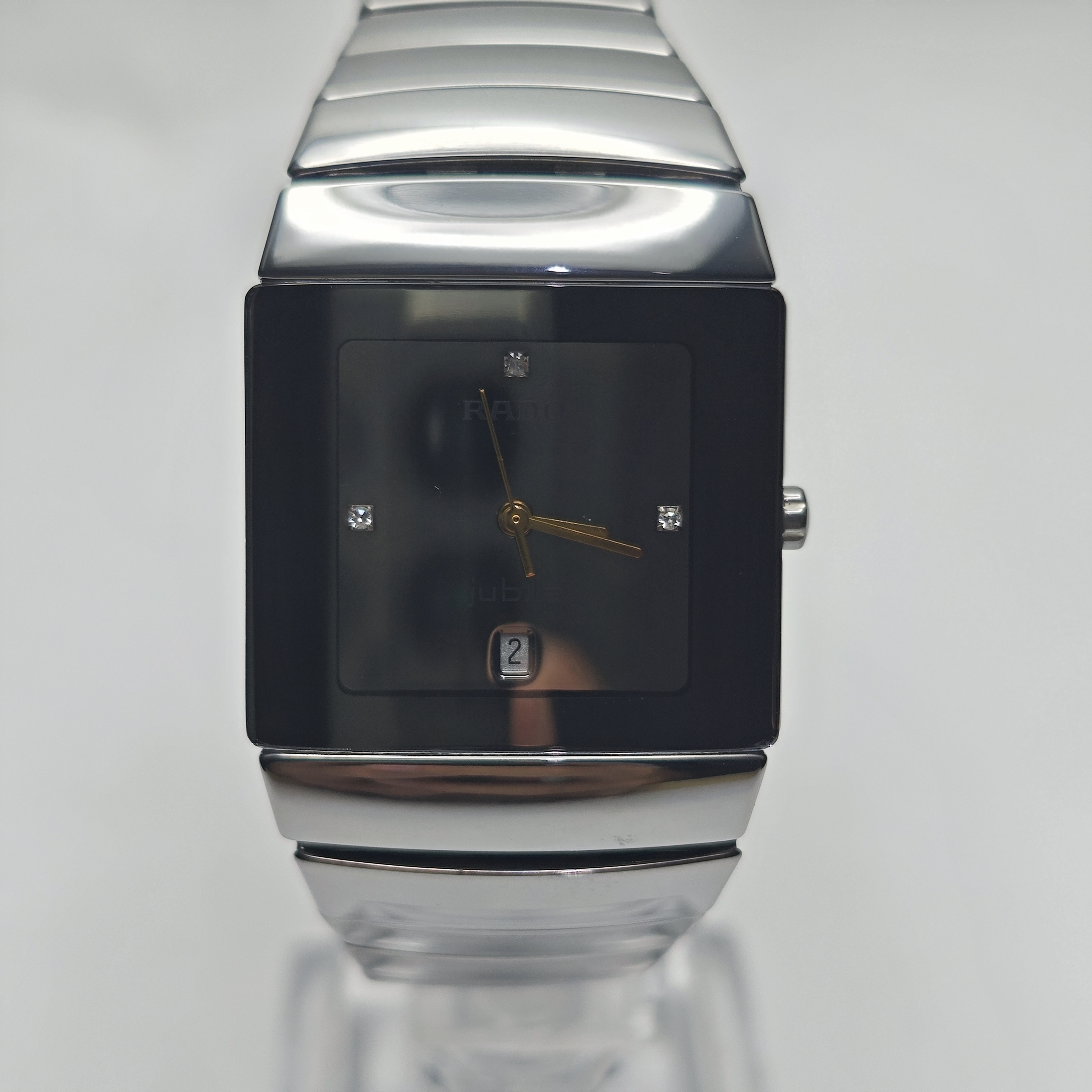 95新 Rado/雷达 雷达银钻系列原镶钻刻表径28.8mm工价18600