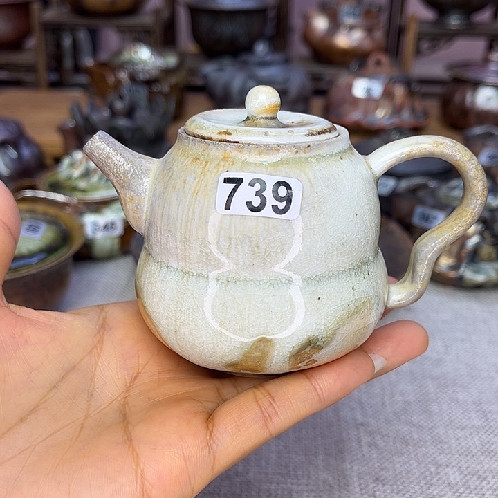 裸柴烧陶瓷手工茶器