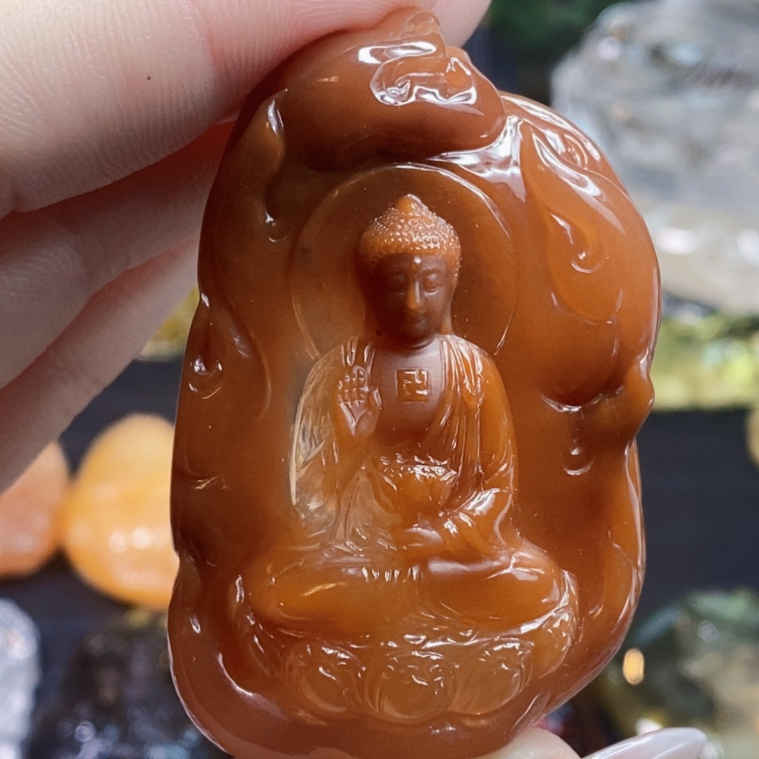 水晶颈饰未镶嵌吊坠