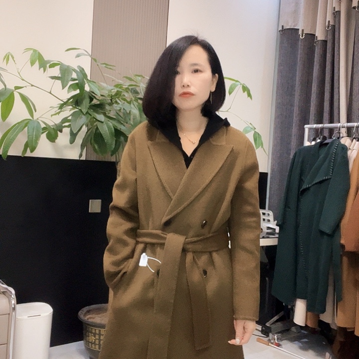 双面呢大衣S码孤品