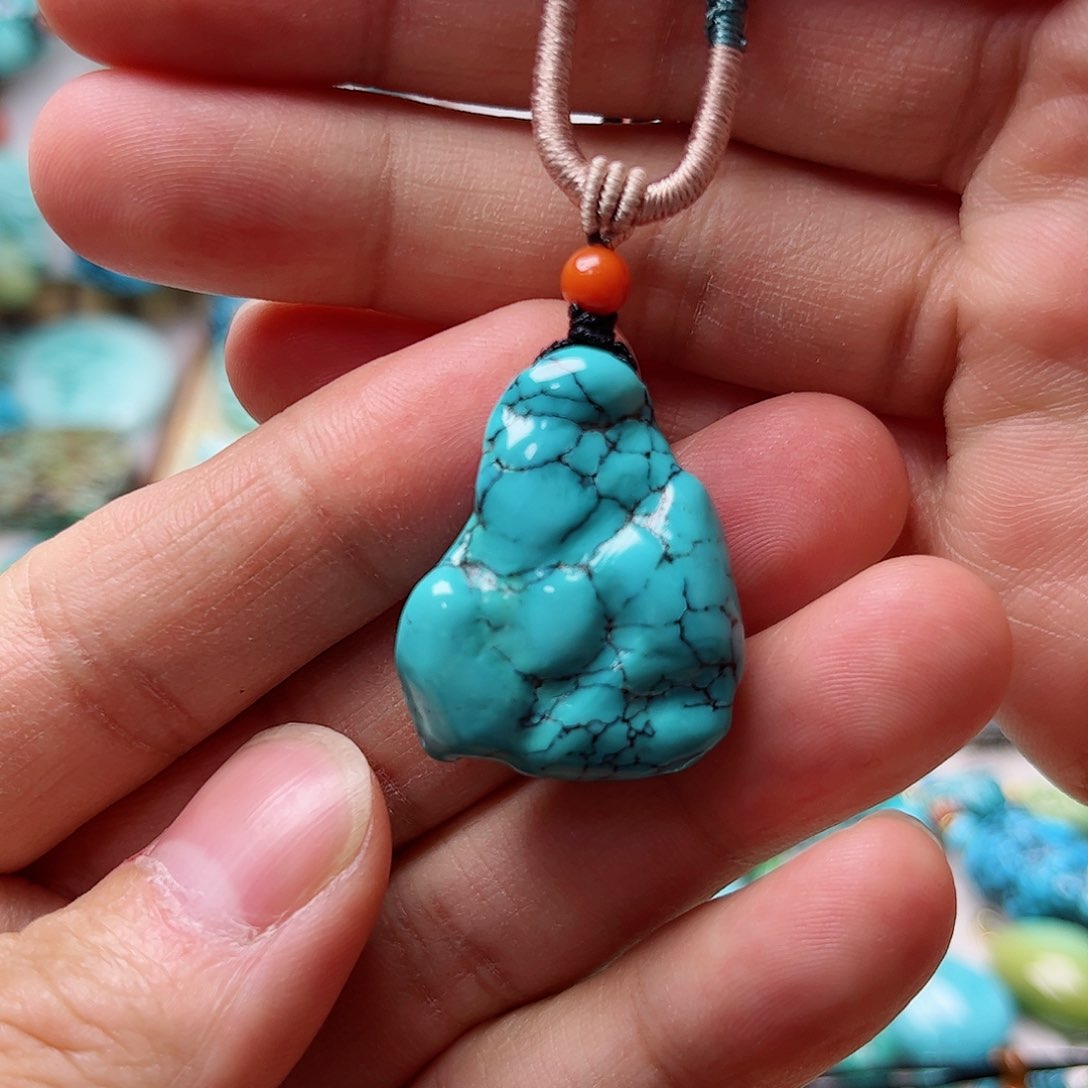 绿松石珠宝奇石未镶嵌