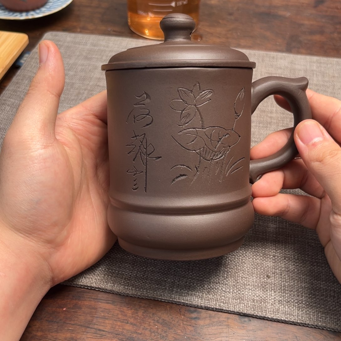 茶壶紫砂半手工 茶缸