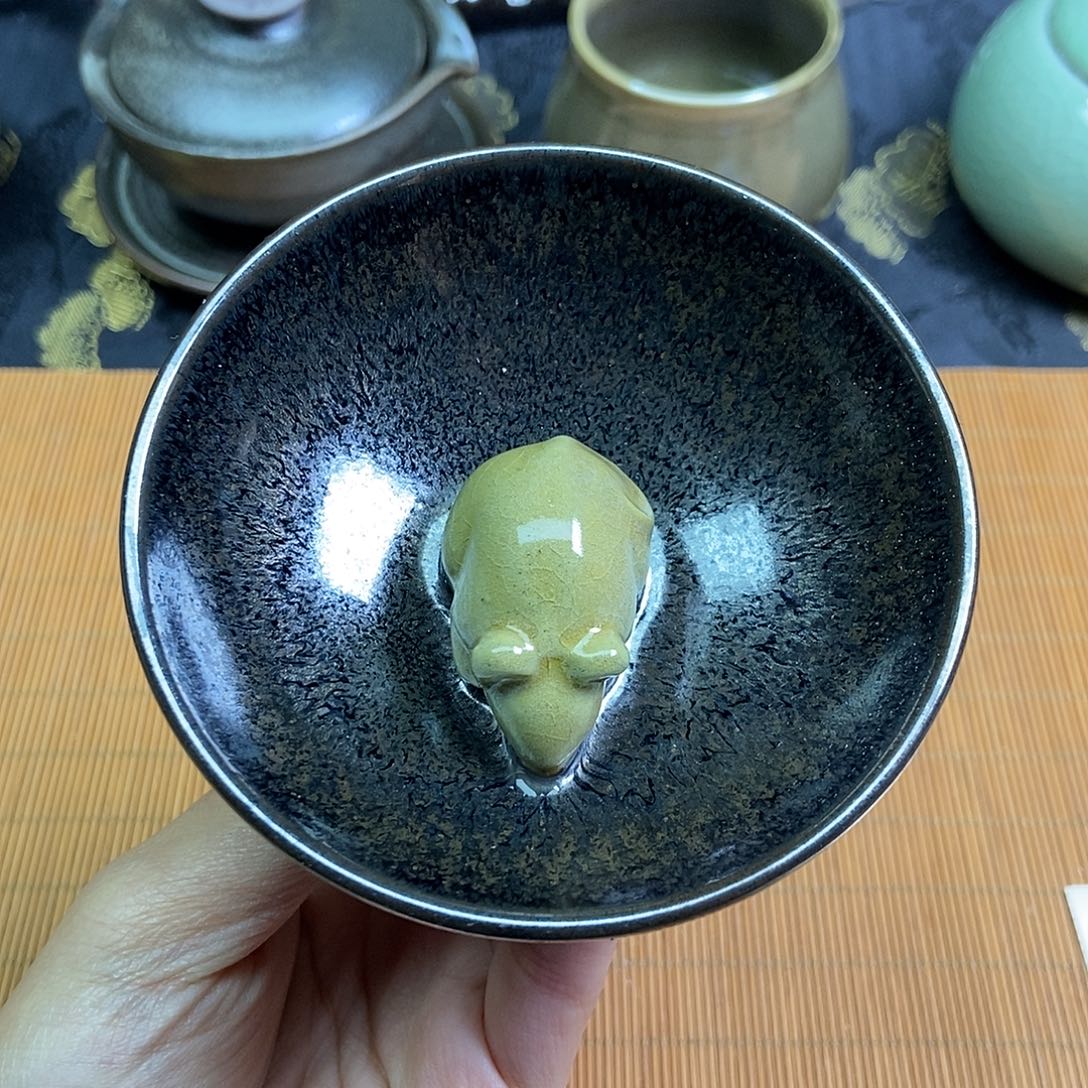 茶盏伊伊建窑建盏茶器419