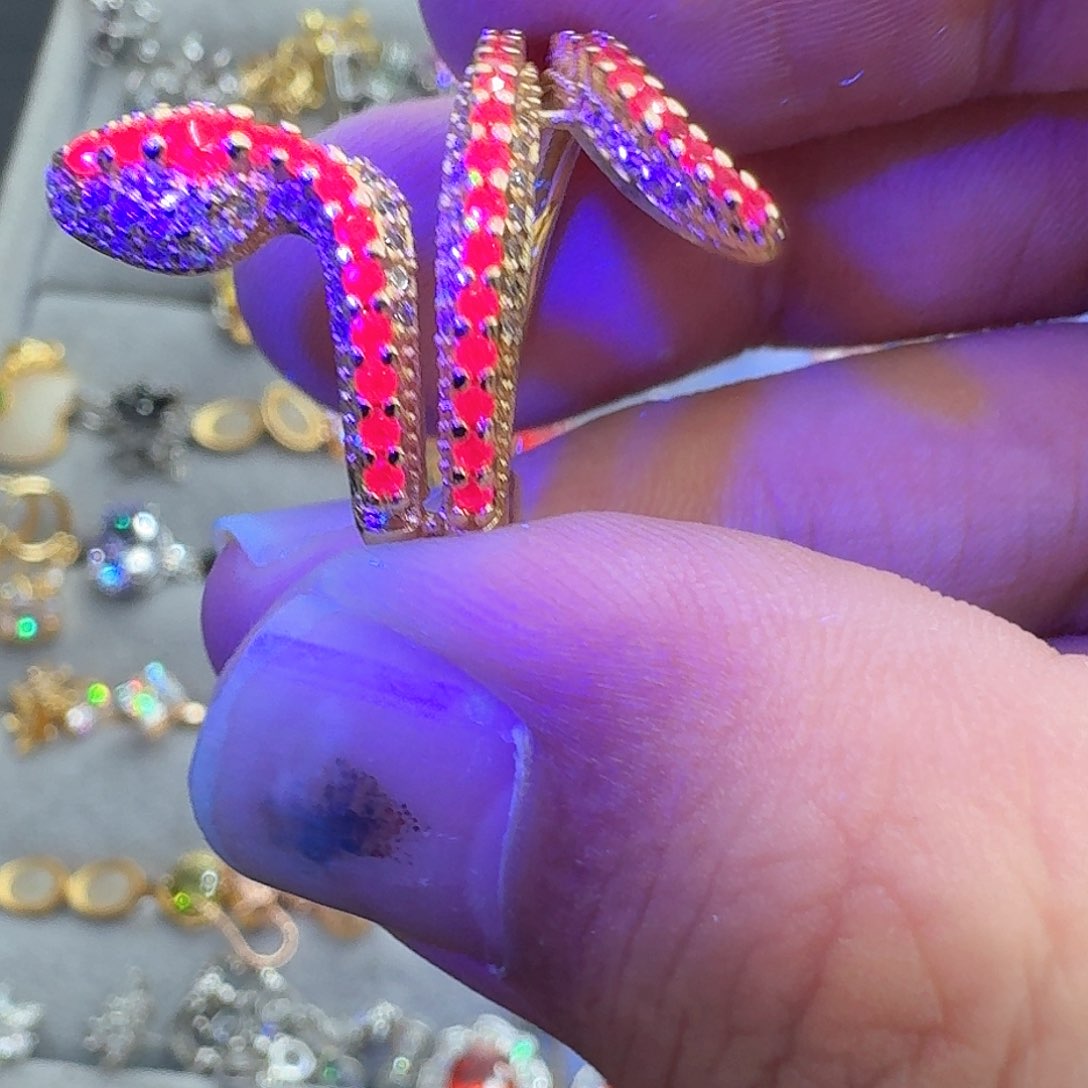 托帕石戒指银S925镶嵌