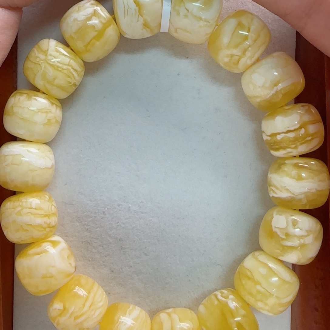 手链琥珀未镶嵌蜜蜡手串