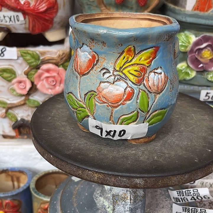粗陶材质多肉花盆