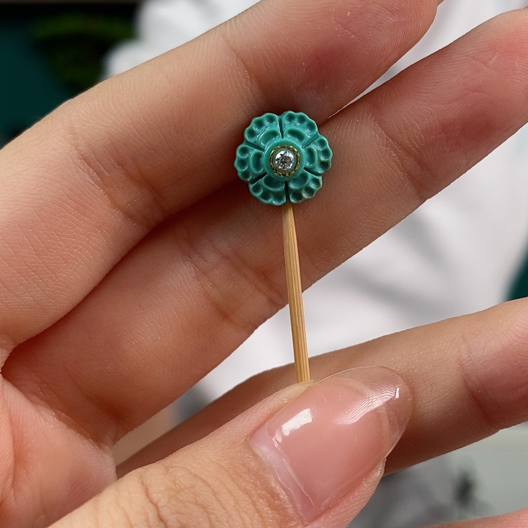 绿松石珠宝奇石未镶嵌