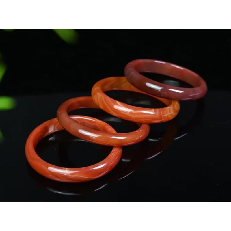 【依依专属】缠丝玛瑙落叶红手镯SZ042多样性发其一拆标不退不换