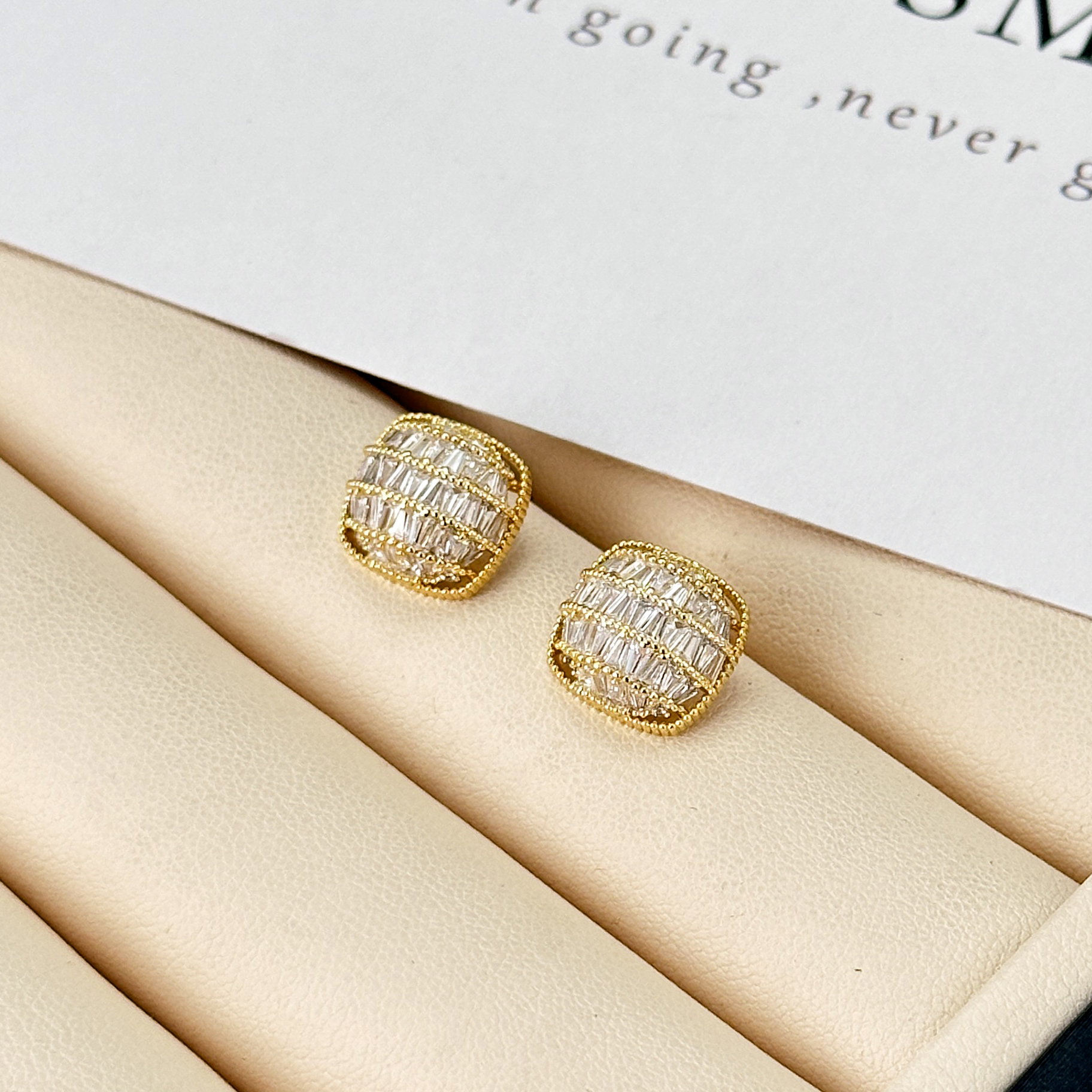 【KEFAN珂梵】耳环女日韩甜美风百搭复古简约轻奢