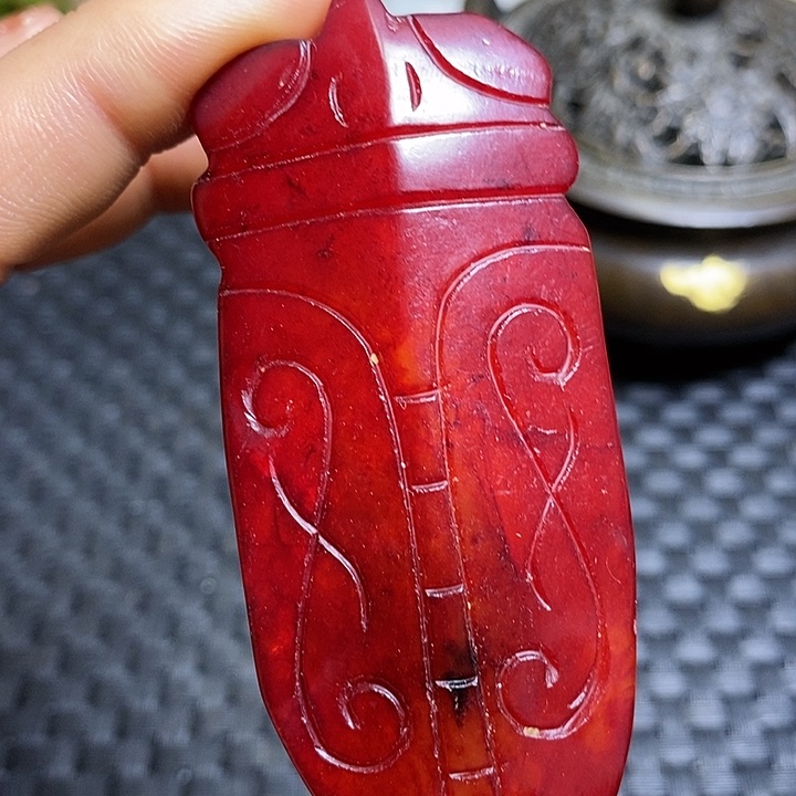 紫金钵盂菩提吊坠