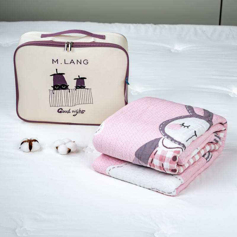 【京会社】多巴胺凉感毯150*200cm云朵小兔