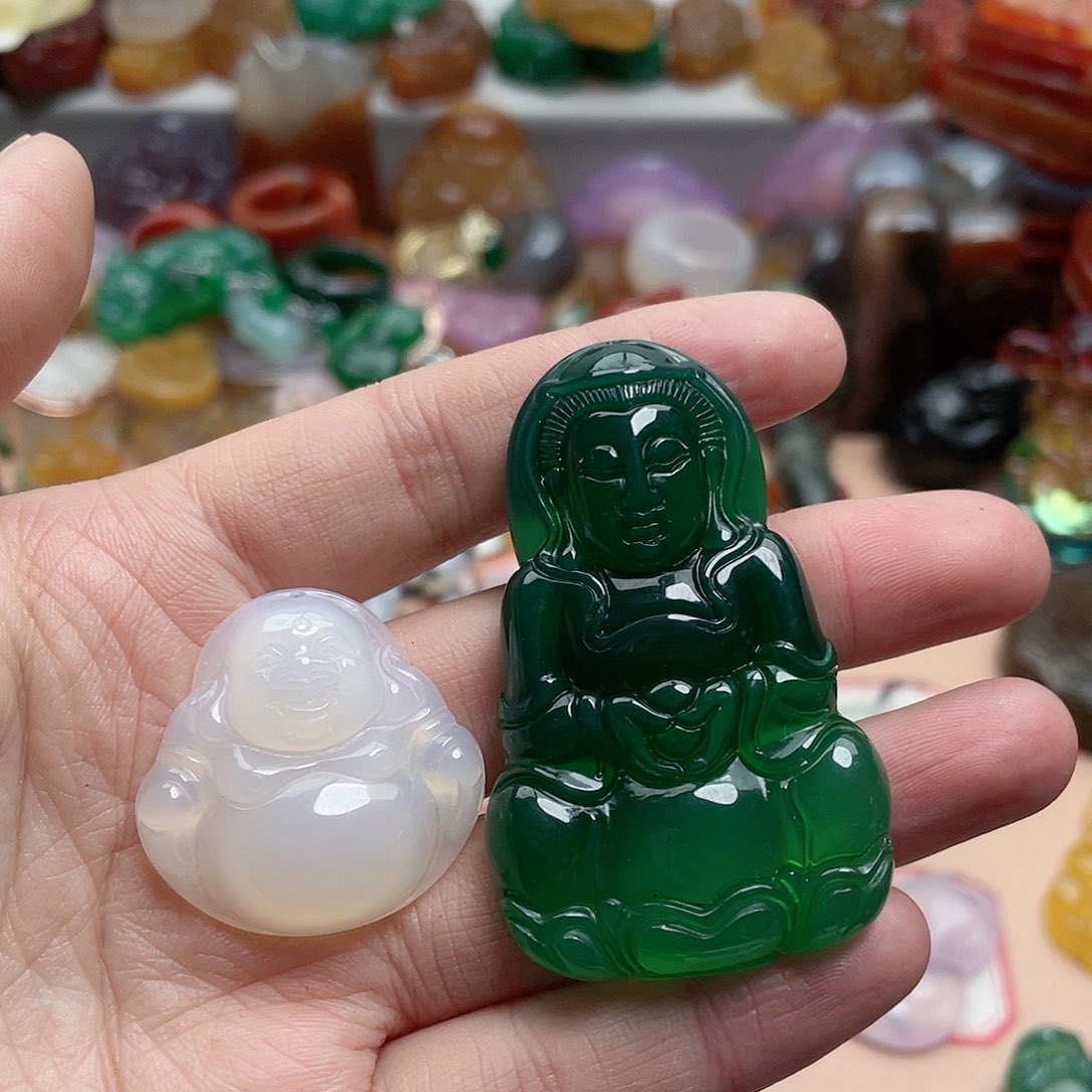 玛瑙/玉髓颈饰合金瑾*颜