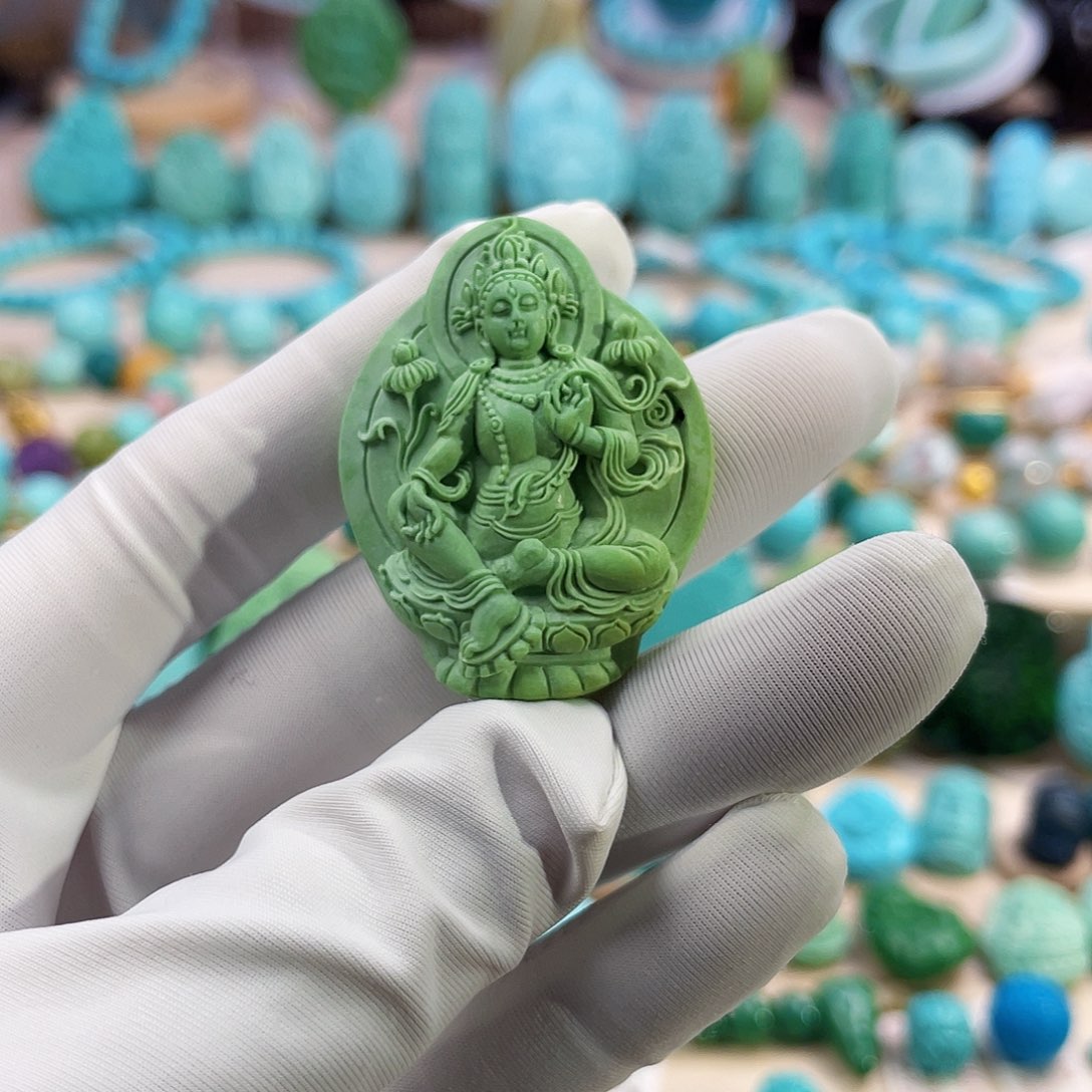 绿松石珠宝奇石未镶嵌