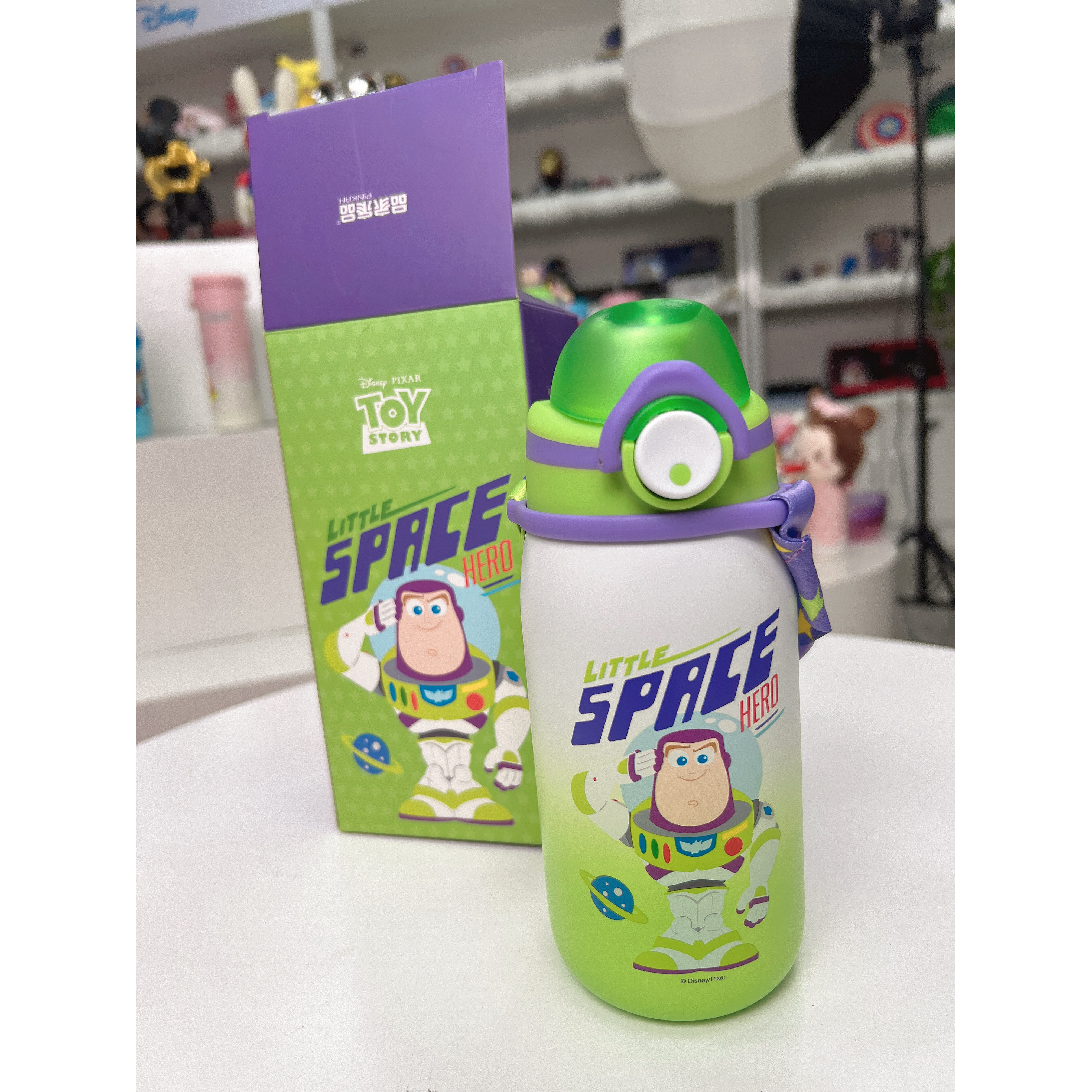 巴斯光年背带大容量可爱弹跳水杯直饮杯