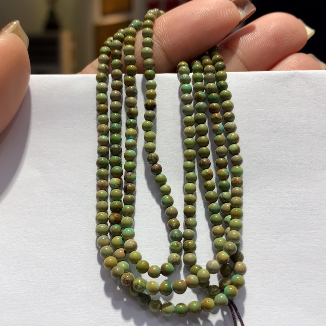 未镶嵌绿松石长链