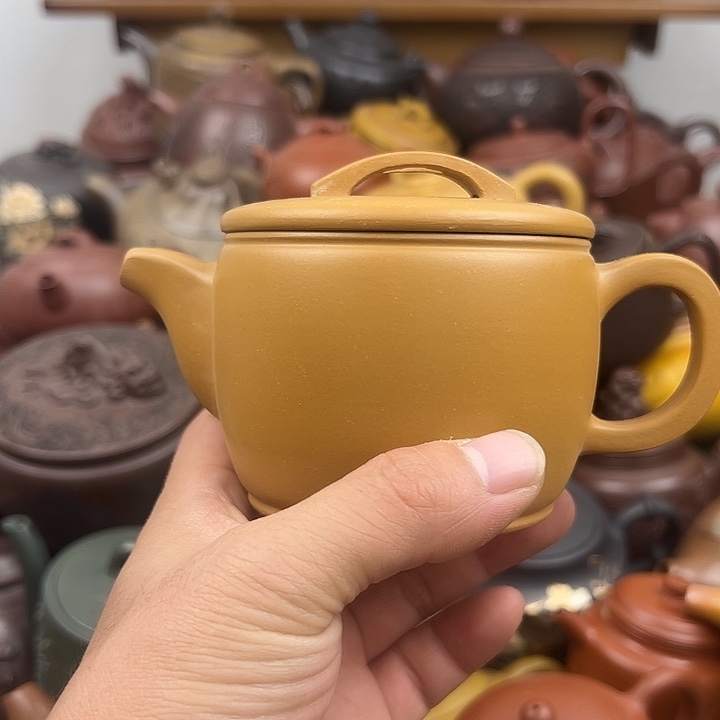 茶壶紫砂钮裂内盖跳砂