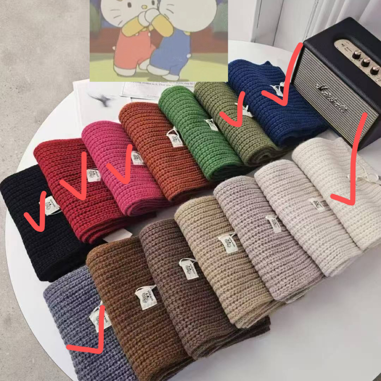 韩国东大门正品咩咩围巾（不退不换）