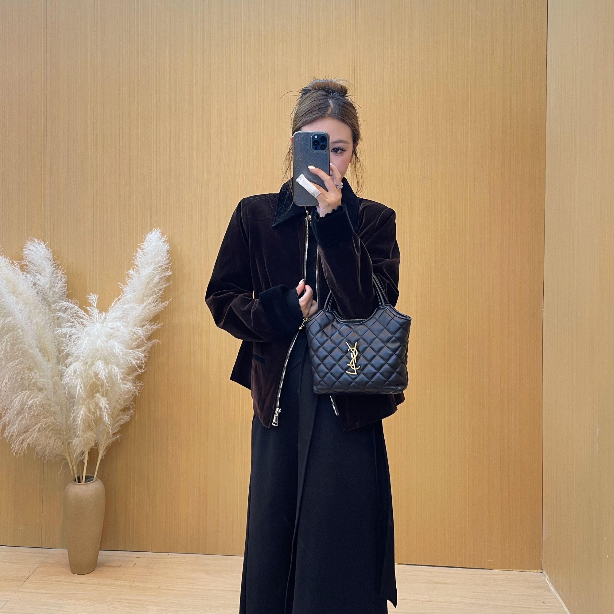 法式短款上衣秋季配色拉链外套长袖百搭显瘦