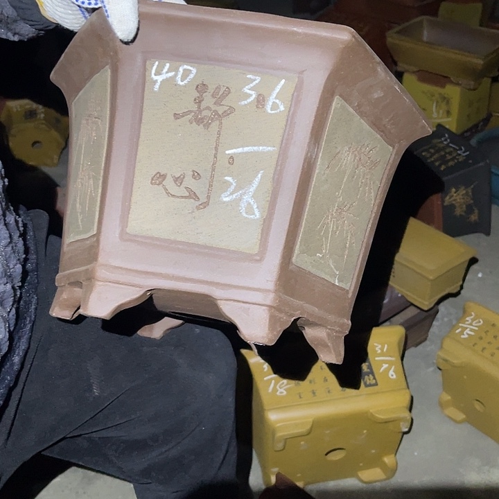 紫砂花盆紫砂等传统