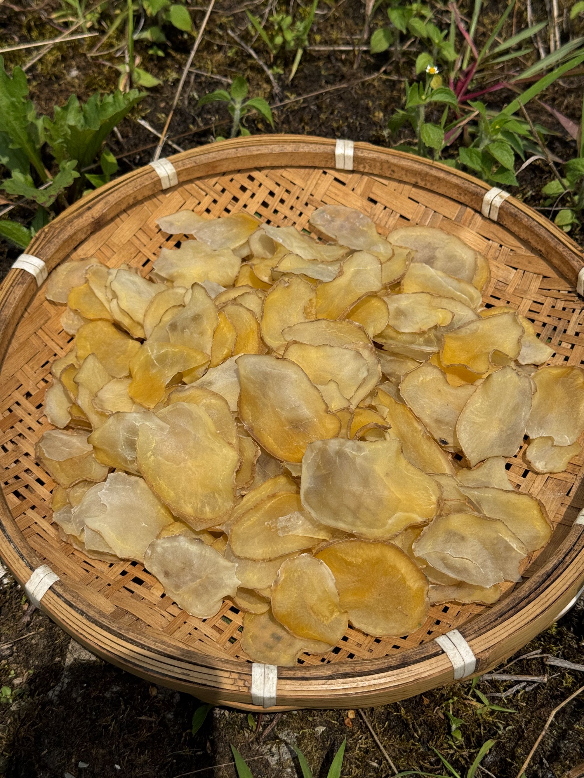 贵州农家黄心洋芋片（太阳自然晾晒）