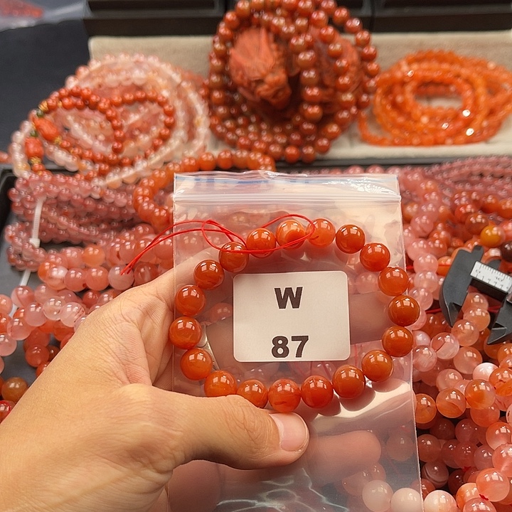 南红玛瑙未镶嵌多样性发货默认微瑕称重10