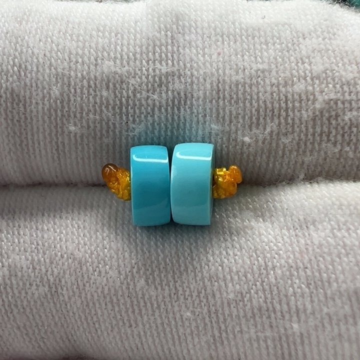 绿松石未镶嵌隔片6.4mm