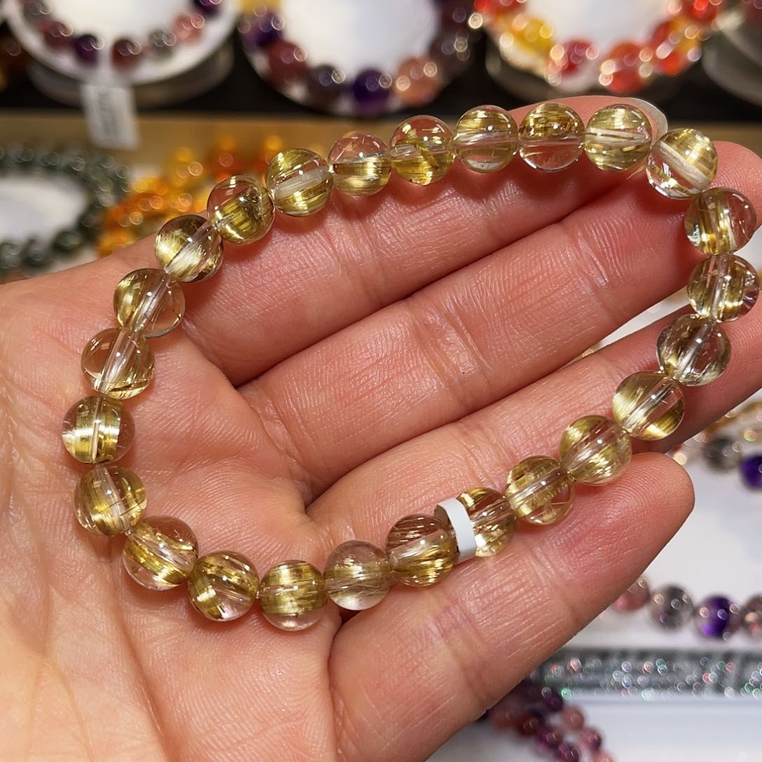 水晶手链未镶嵌手链7.8