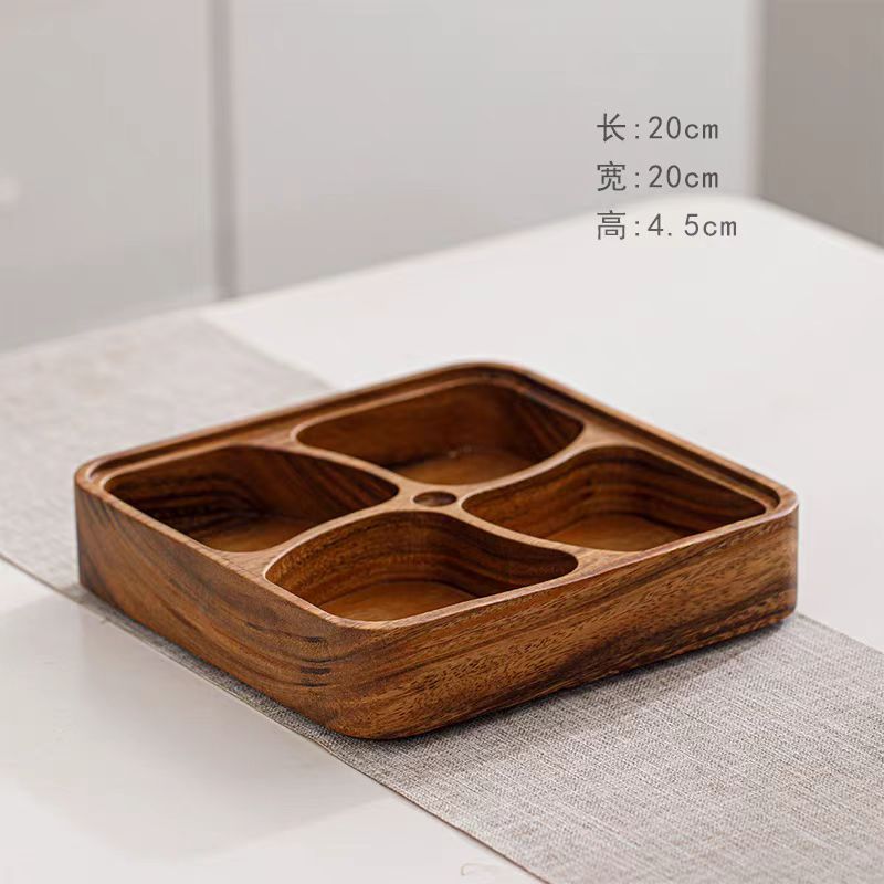 风车四格果盘20*20*4.5