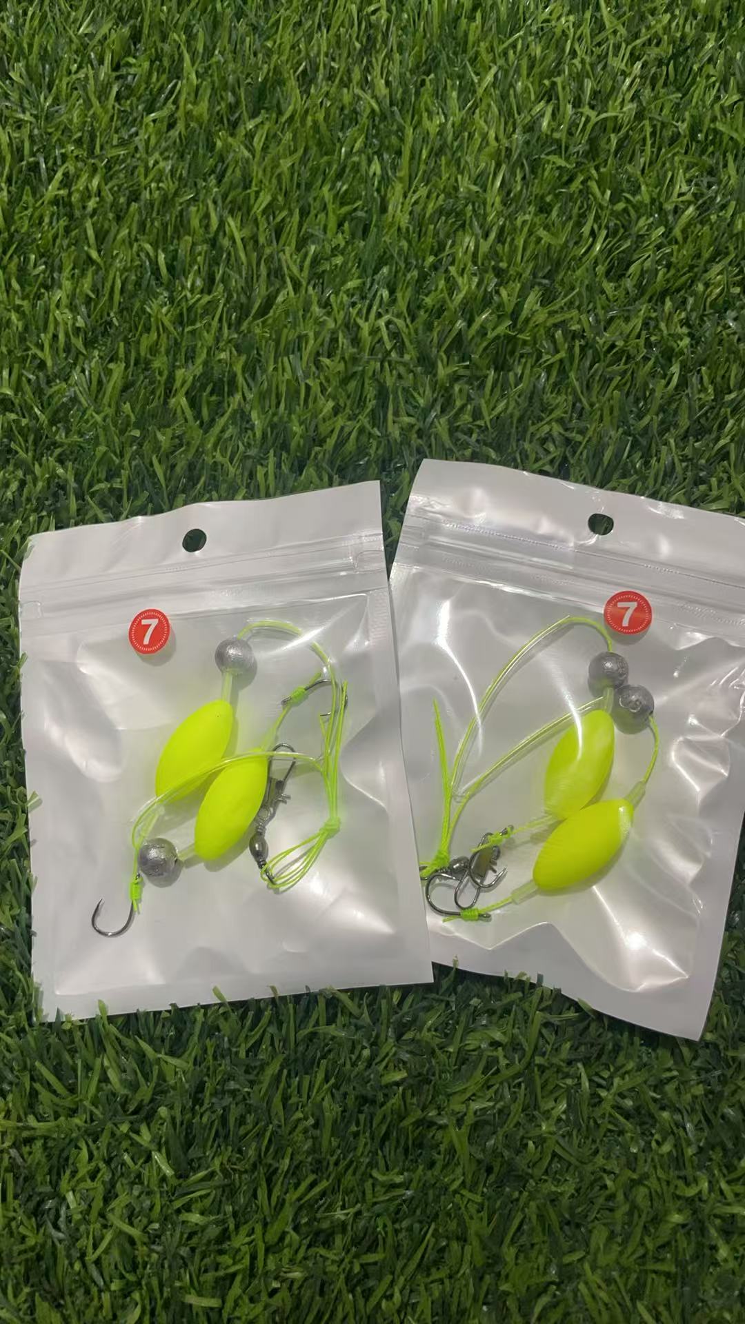 【五个装】反底钓 双豆 海钓