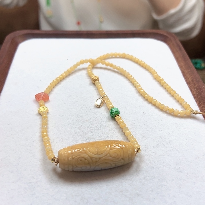 翡翠颈饰未镶嵌吊坠