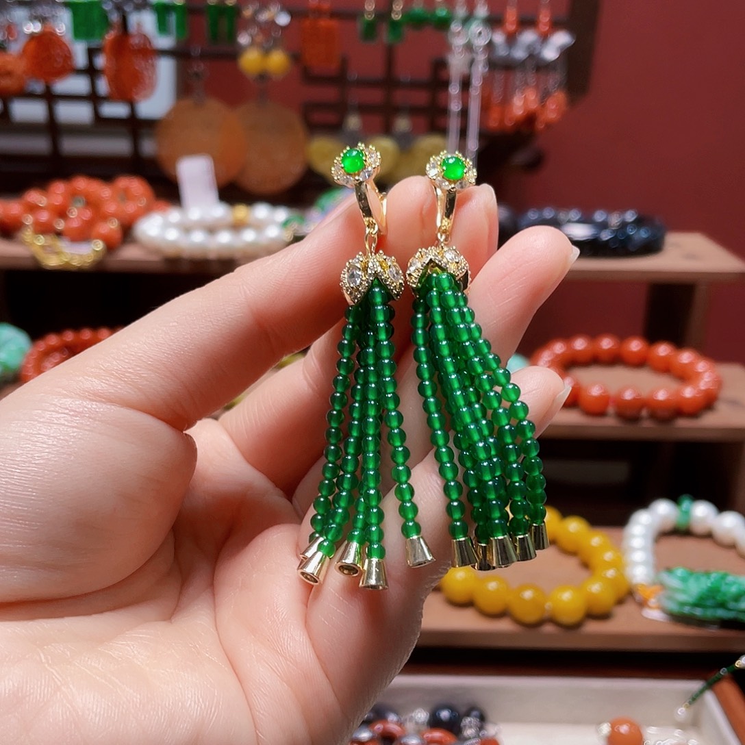 翡翠未镶嵌手链饰品