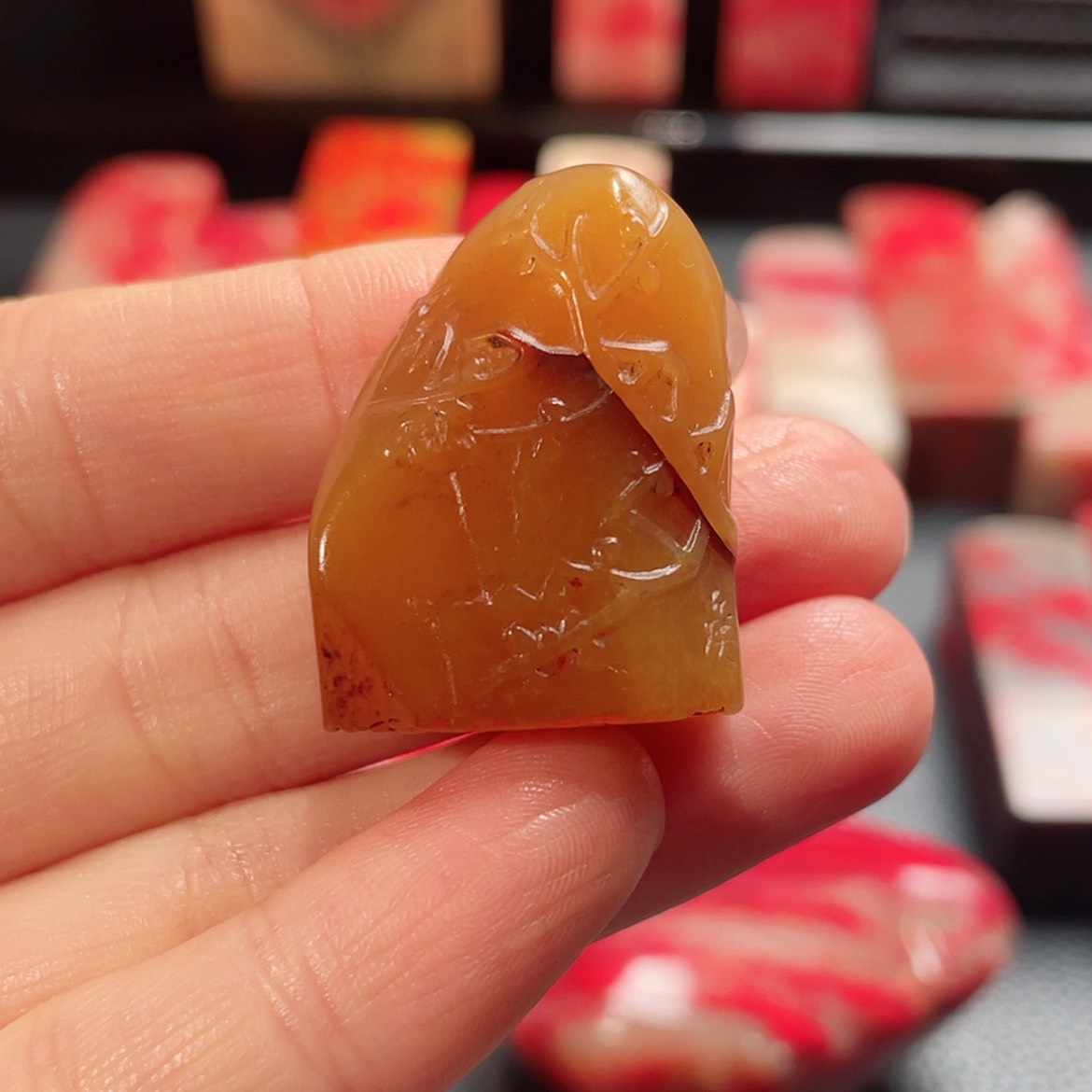 【闪购商品】田黄石听*话邵氏田黄印章