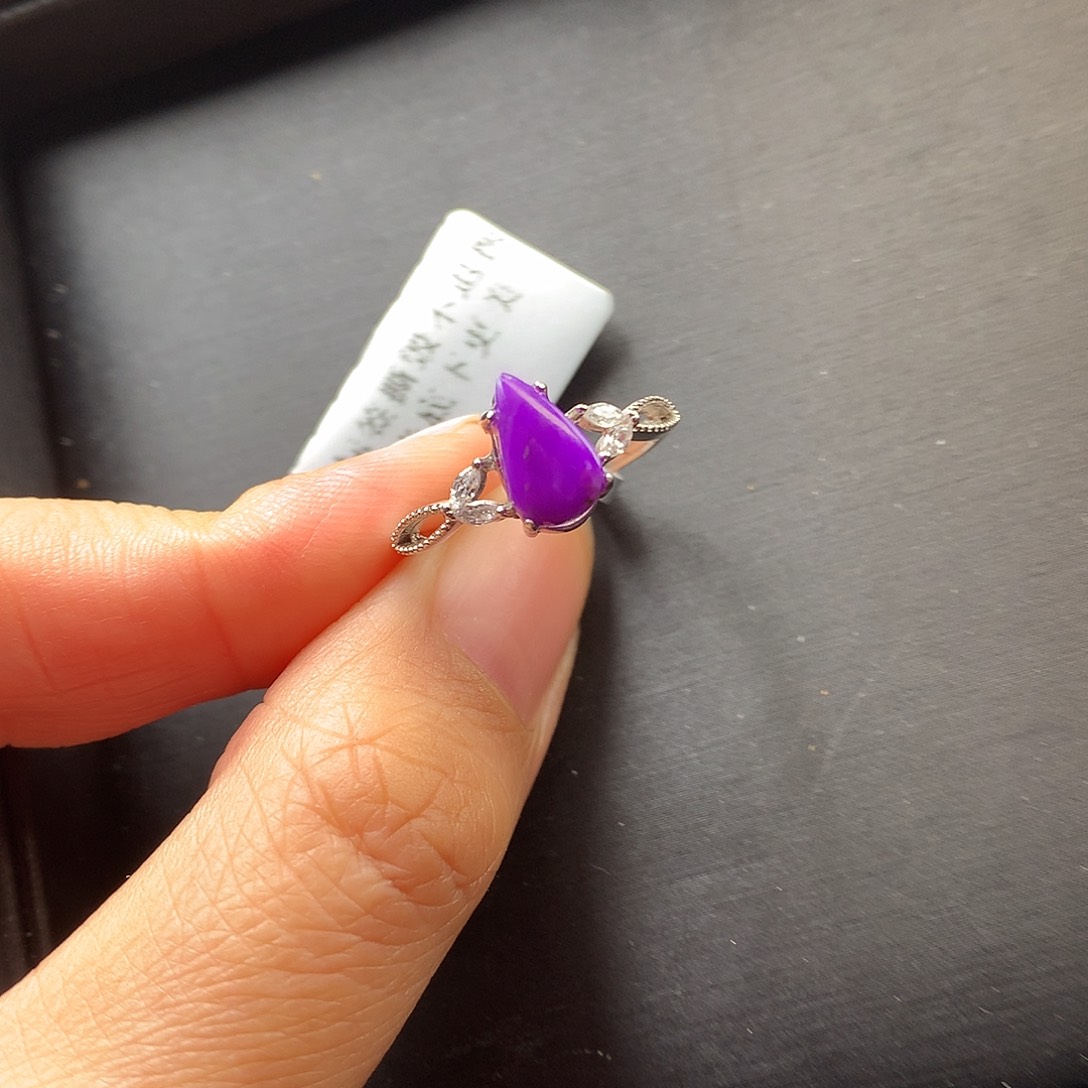 苏纪石（舒俱来）戒指银S925镶嵌