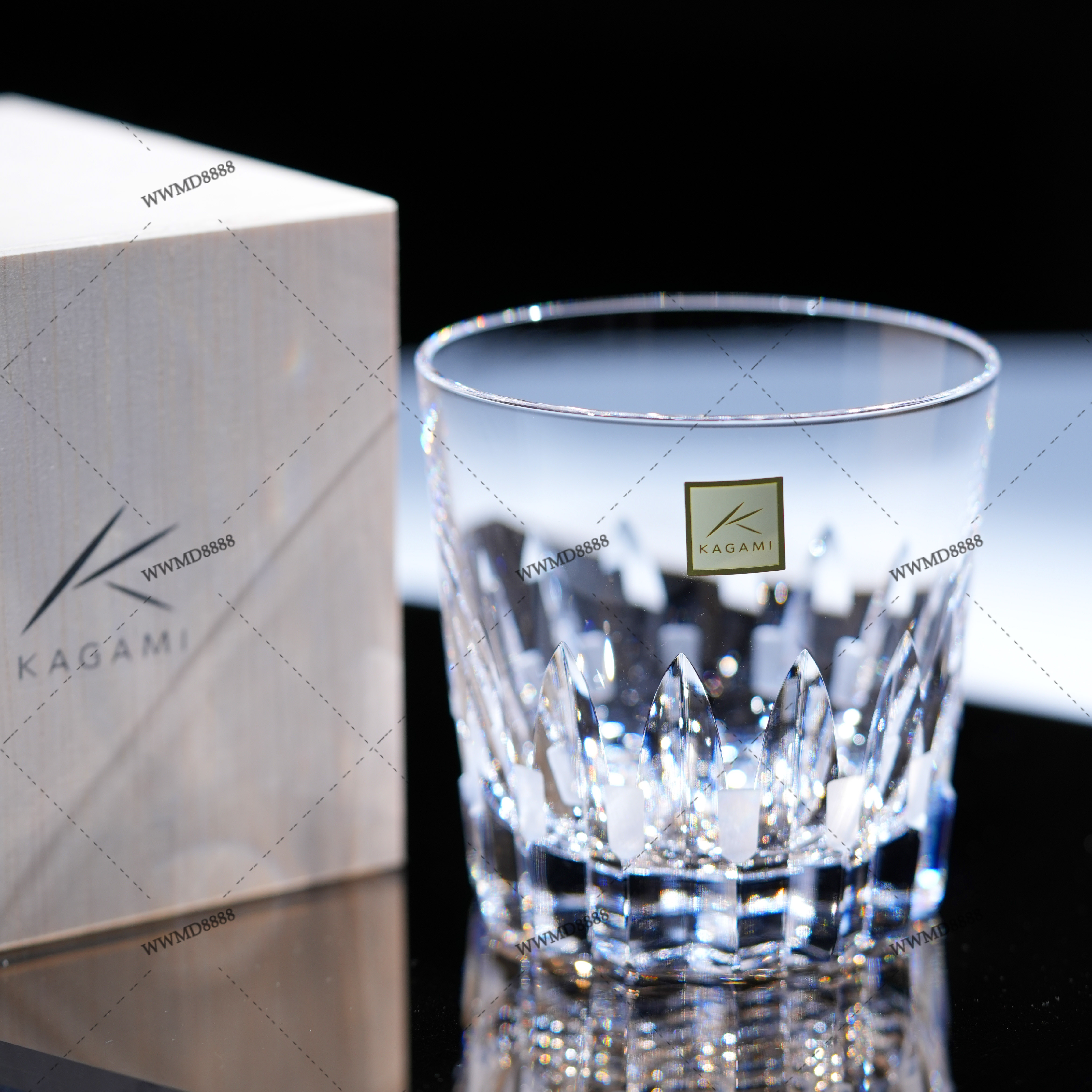 杯太郎 KAGAMI 日本进口江户切子 校仓威士忌杯