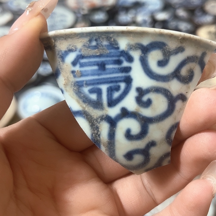 瓷片瓷片茶托喝茶非常不错