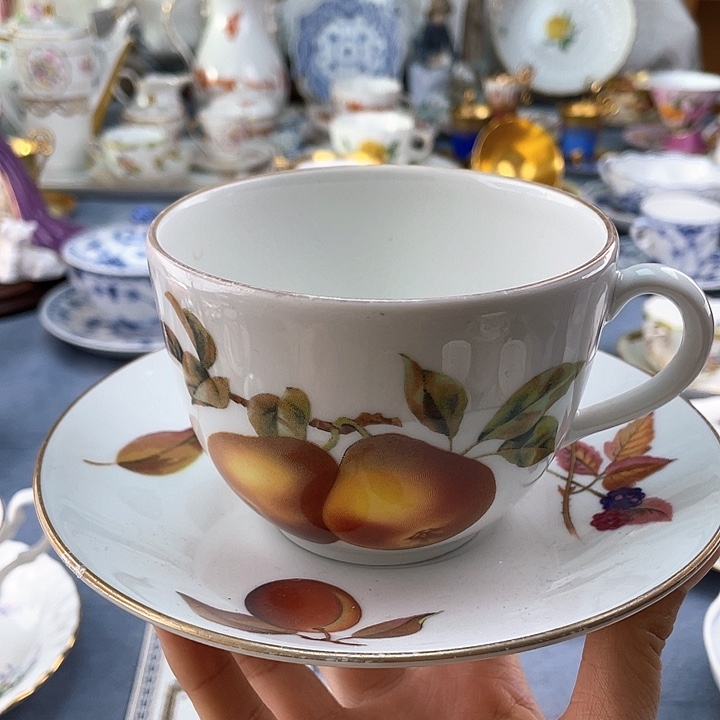 中古欧瓷瓷器小房子