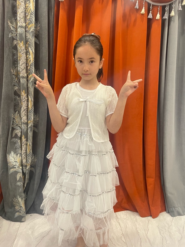 少女风半身裙森系女民族风连衣裙吊带红色拼接女童