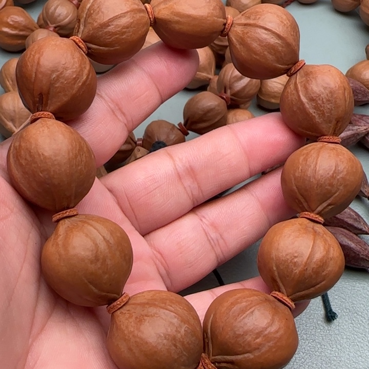 看***切橄榄核手串/手链橄榄核原皮铁核